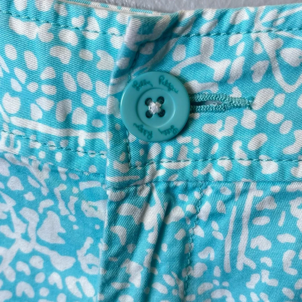 Lilly Pulitzer Women’s Shorely Blue Ice Cake The‎ Walsh Short Size 2